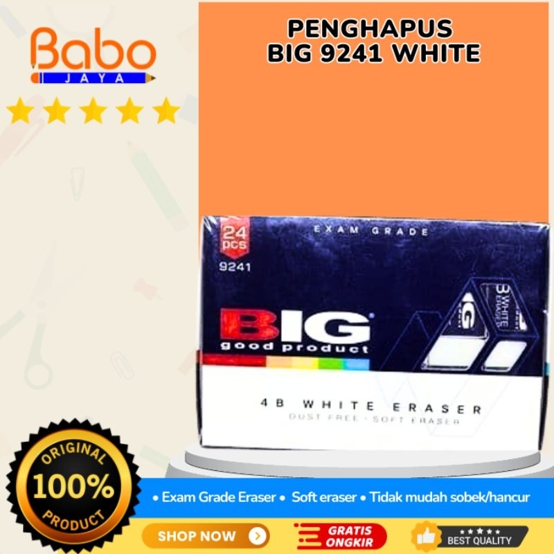 

BABO JAYA PENGHAPUS PENSIL BIG ER - 9241 B20