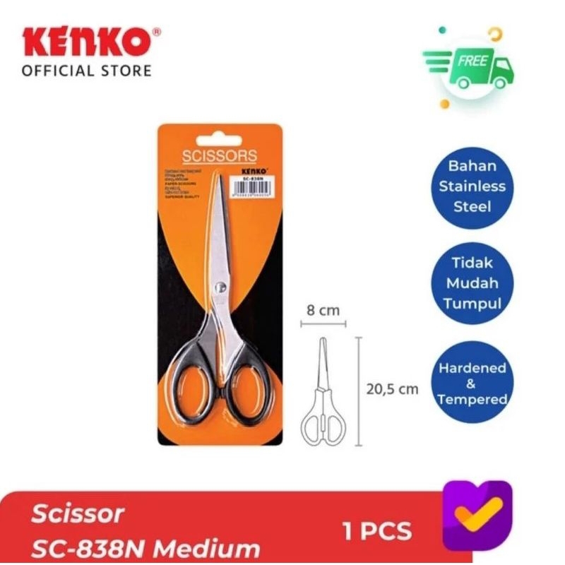 

Gunting/Scissors 838 Kenko ( 1pcs )