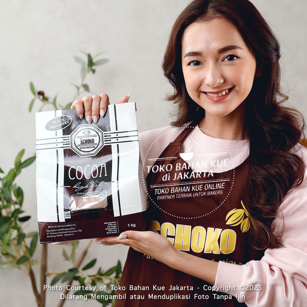 

Schoko - Pure Cocoa Powder BP 19/21 1kg Asli High Fat Cokelat Bubuk Murni Kakao Coklat