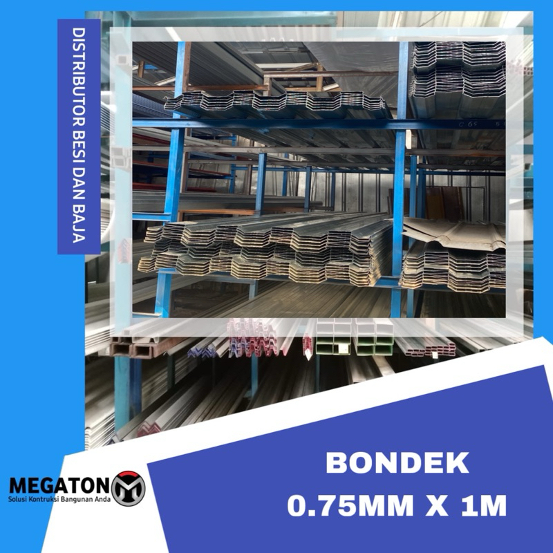 

BONDEK 0.75mm X 1mtr X 1meter