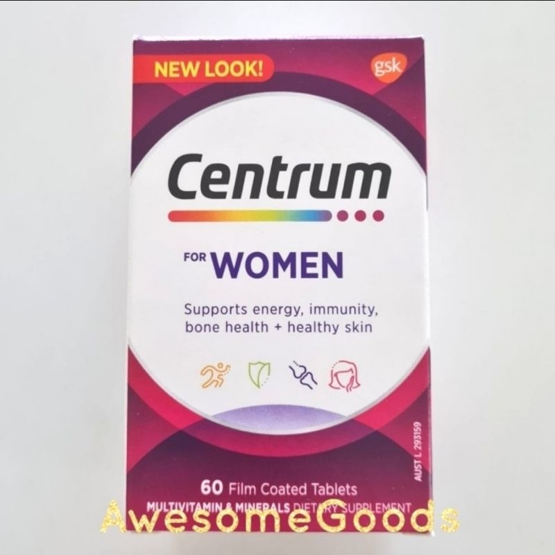 Centrum For Women 60 Tablets