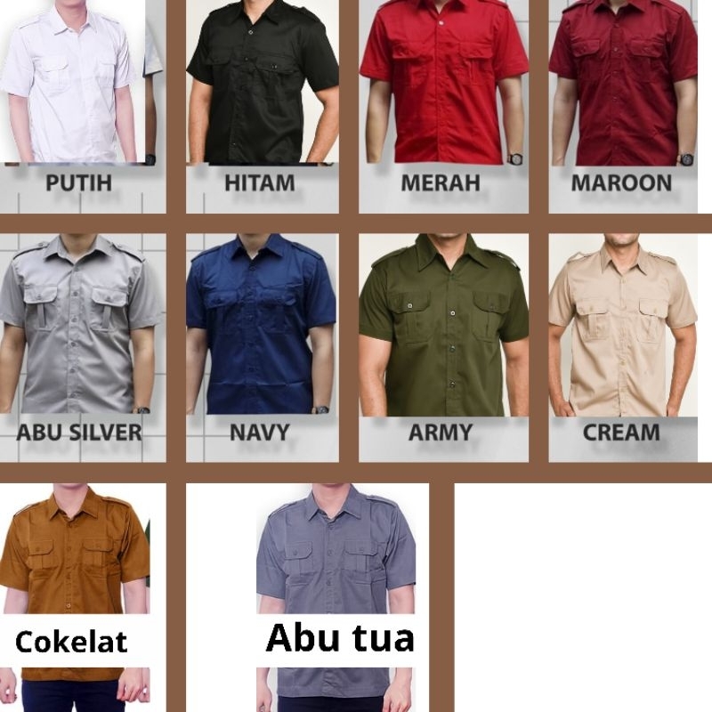 kemeja seragam / baju seragam /  pdh / kemeja kampus / kemeja organisasi / kemeja kerja /seragam din
