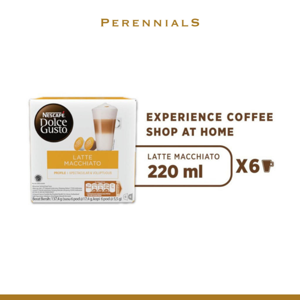 

Capsule NESCAFÉ Dolce Gusto Latte Macchiato 1 box (12 kapsul=6 gelas)