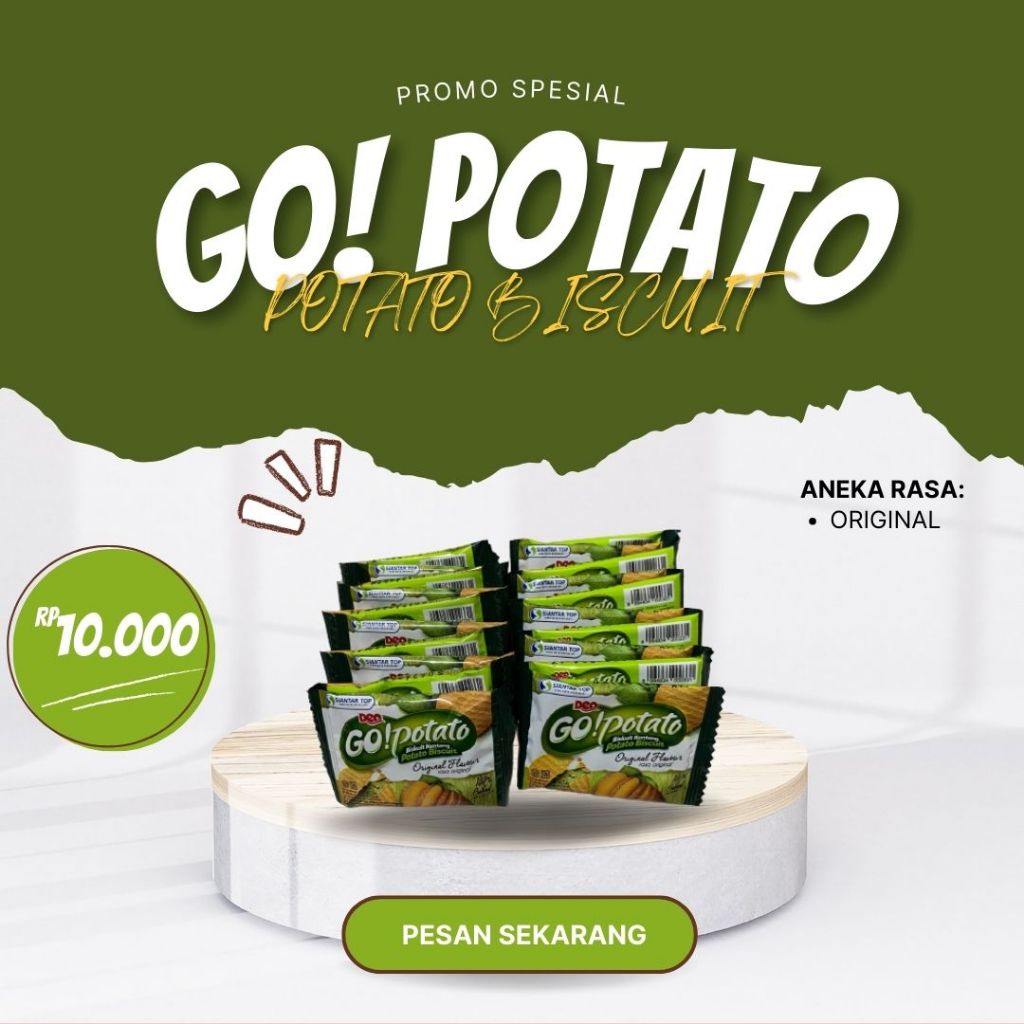 

GO! POTATO BISKUIT KENTANG 8G