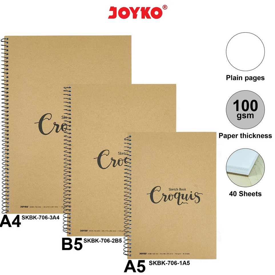 

[KODE L6H9Y] Buku Sketsa Gambar Sketch Book Joyko SKBK-706