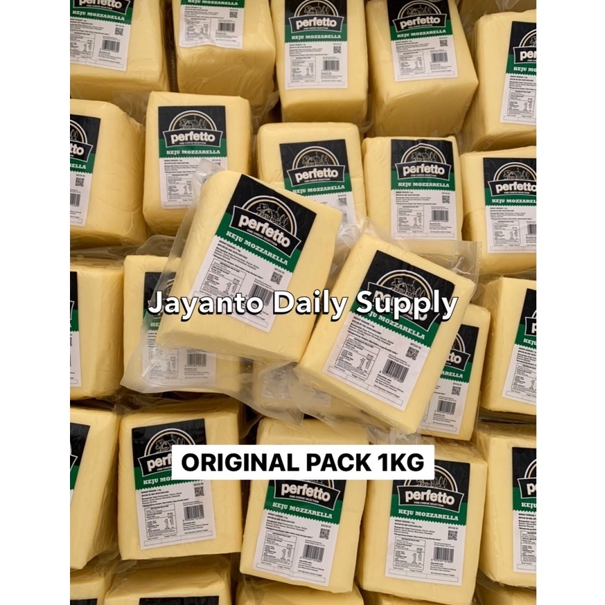 

81 PERFETTO MOZZARELLA CHEESE 1KG ORIGINAL PACK / KEJU MOZARELLA - 100% HALAL 96el0