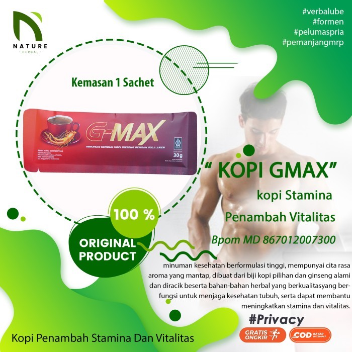 

BRBB//DESEMBER CERIA KOPI STAMINA Kopi Gingseng G Max Kopi Kesehatan Pria dan Wanita Menambah Stamina BPOM