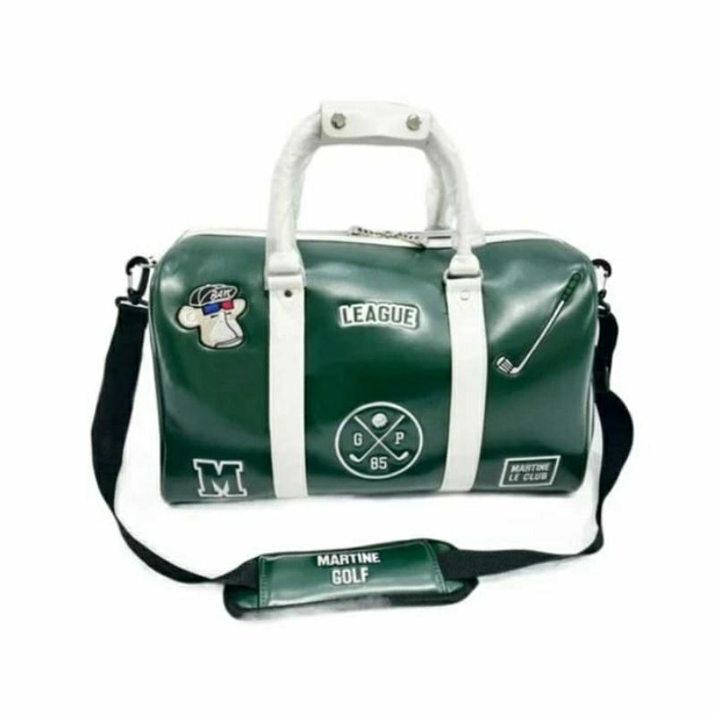 Boston Bag Golf Martine Pleather / Boston Bag Golf Martine Le Club/ martine golf Boston Bag Tas Baju