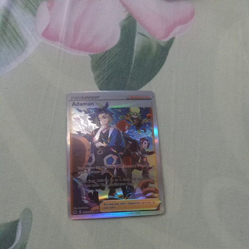 card pokemon adaman trainer