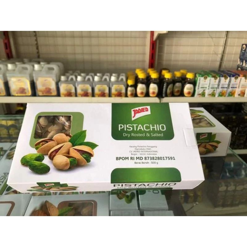 

PISTACHIOS 500GRAM JADIED - KACANG PISTACHIOS PANGGANG RENYAH PREMIUM ASLI ORIGINAL JADIED