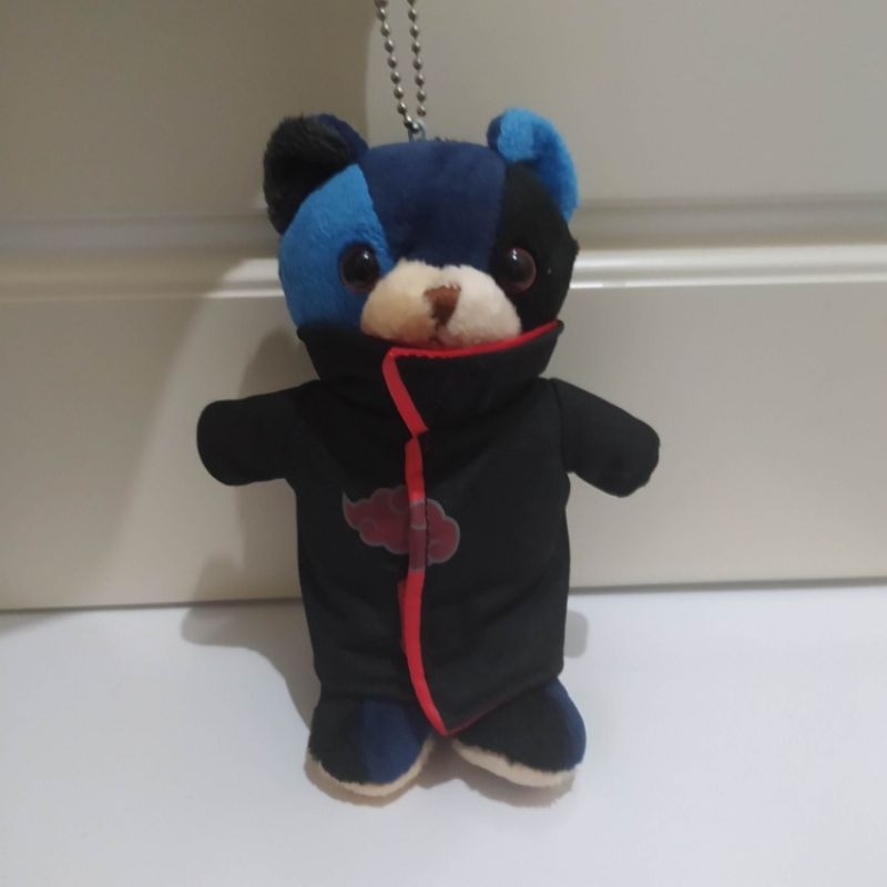 Kumamate NARUTO Exhibition Sasuke Itachi  Bear Akatsuki ver original plush toy