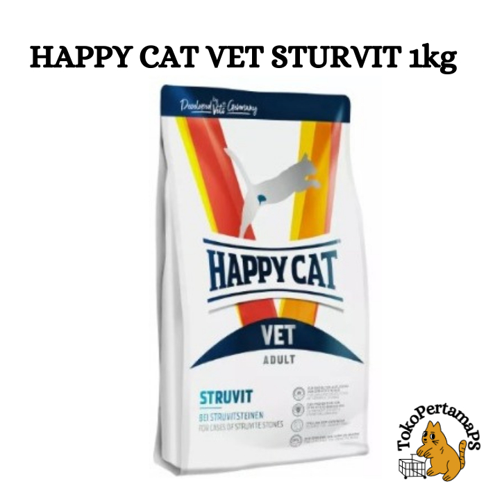 Happy Cat Vet Diet Struvit 1kg Kemasan Freshpack