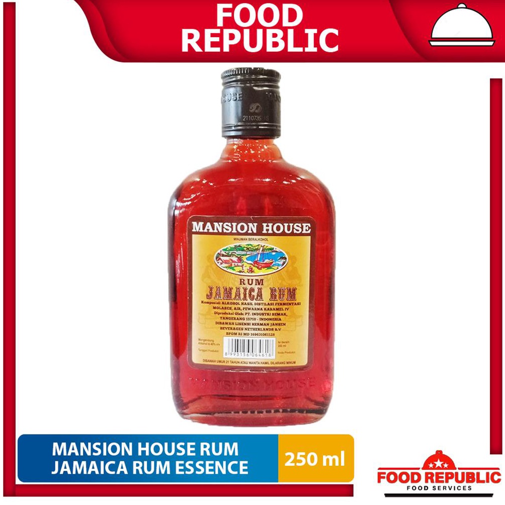 

Terk!ni RUM ESSENCE 250 ML - JAMAICA RUM MANSION HOUSE BAHAN KUE - MINUMAN Big Sale