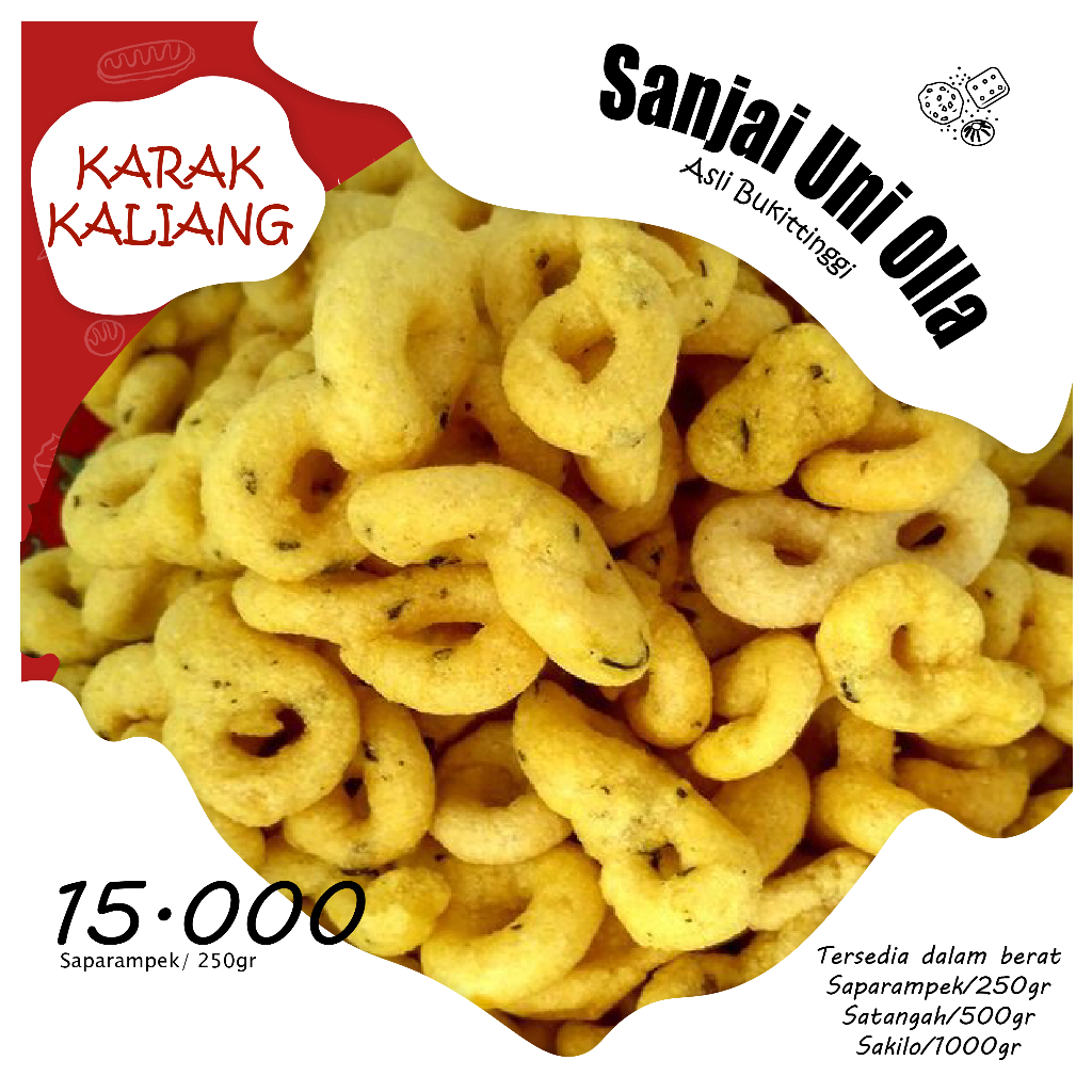 

LAPAN LAPAN KARIPIK SANJAI KARAK KALIANG ASLI BUKITTINGGI | SANJAI UNI OLA