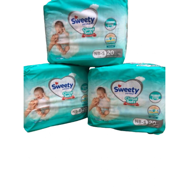 Pampers Sweety Cloud Soft Silver Newborn