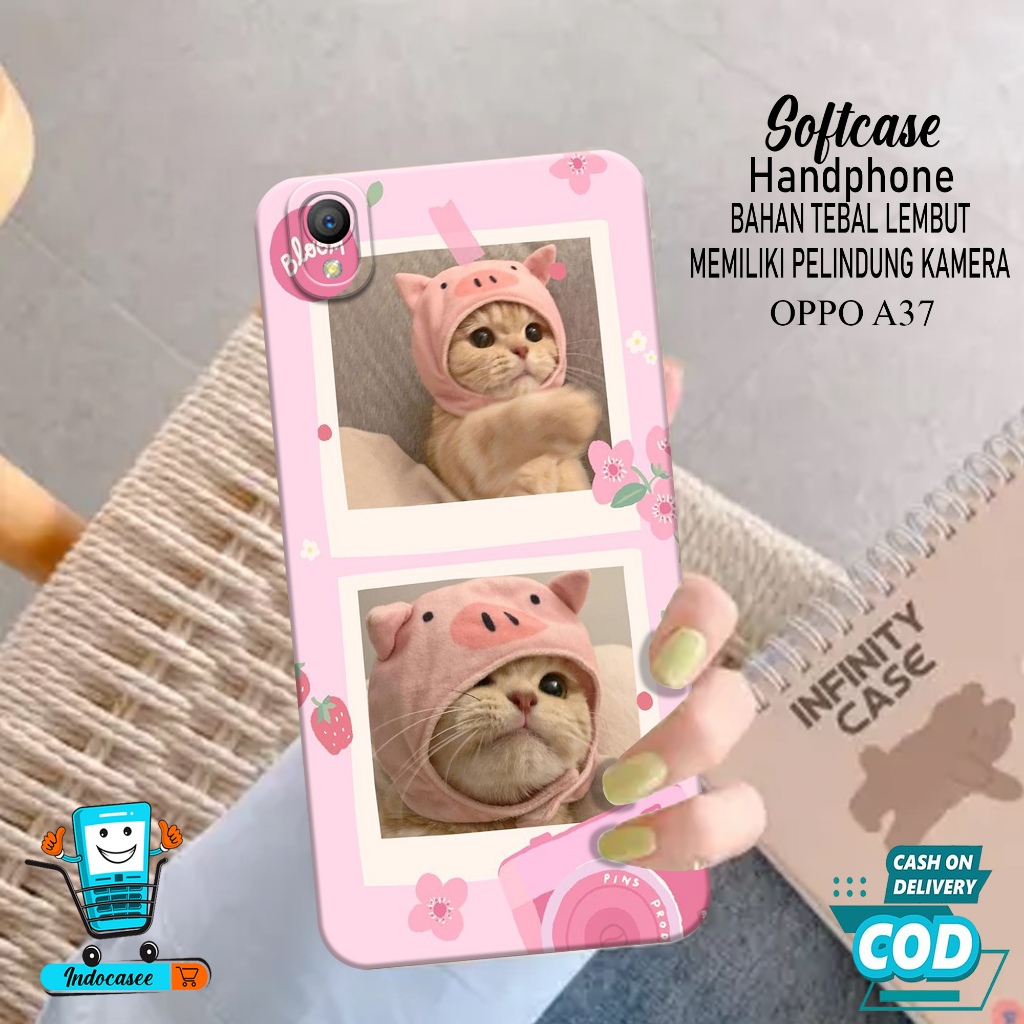 Softcase Oppo A37- Case Oppo A37 - Fashion Lucu - Casing Oppo A37 - Kesing Oppo A37 - Silikon Tpu - 