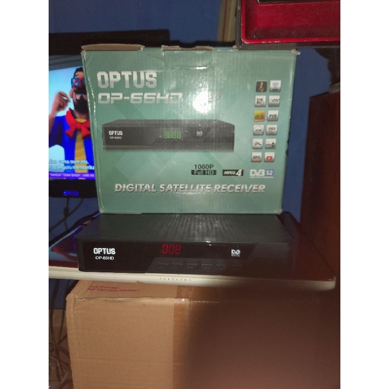 Receiver optus 66HD k vision seri old (Chipset ali)