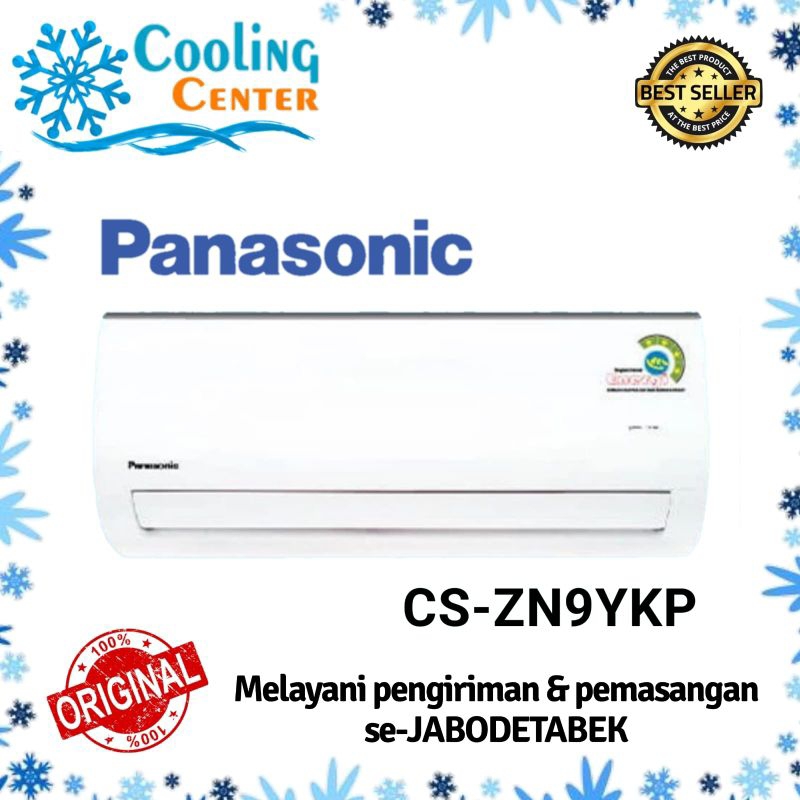 AC PANASONIC 1PK CS/CU -ZN 9YKP AC 1PK STANDAR + PASANG INSTALASI