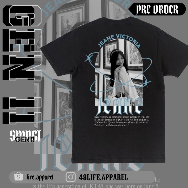 KAOS JKT48 / T-SHIRT JEANE JKT48