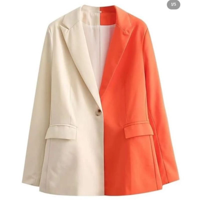 Outer Blazer Wanita Stylish Kekinian Jas Kerja seragam perempuan