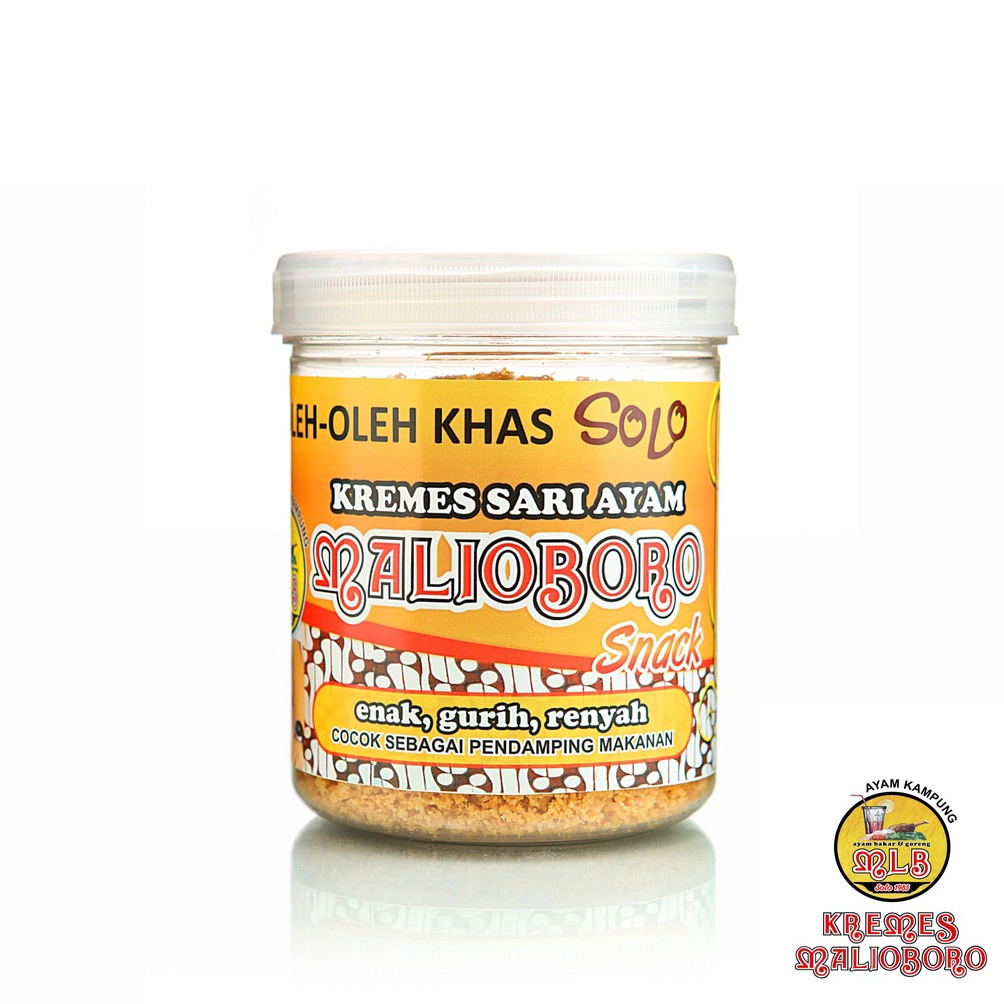 

[COD HG48] Kremes Ayam Malioboro Original Kremesan Ayam Kampung Malioboro Oleh Oleh Khas Solo 180 Gram 45