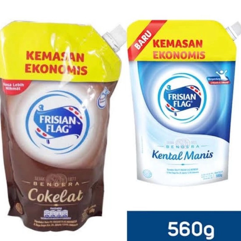 

[♕R43<] Frisianflag kental manis pouch 560gr Paling Diminati