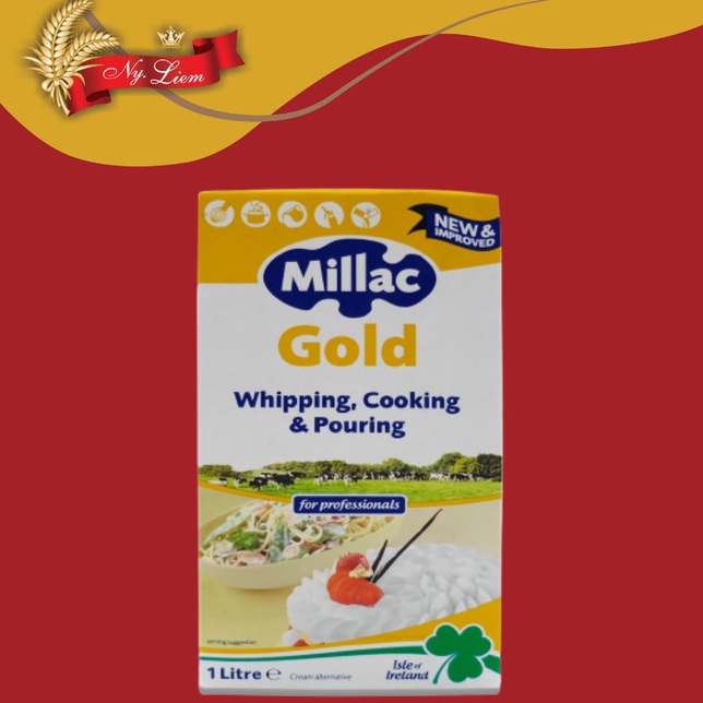 

[KODE PRODUK KF7ZC9149] MILLAC Gold Whipping, Cooking, and Baking 1 liter (GOJEK/GRAB Only)