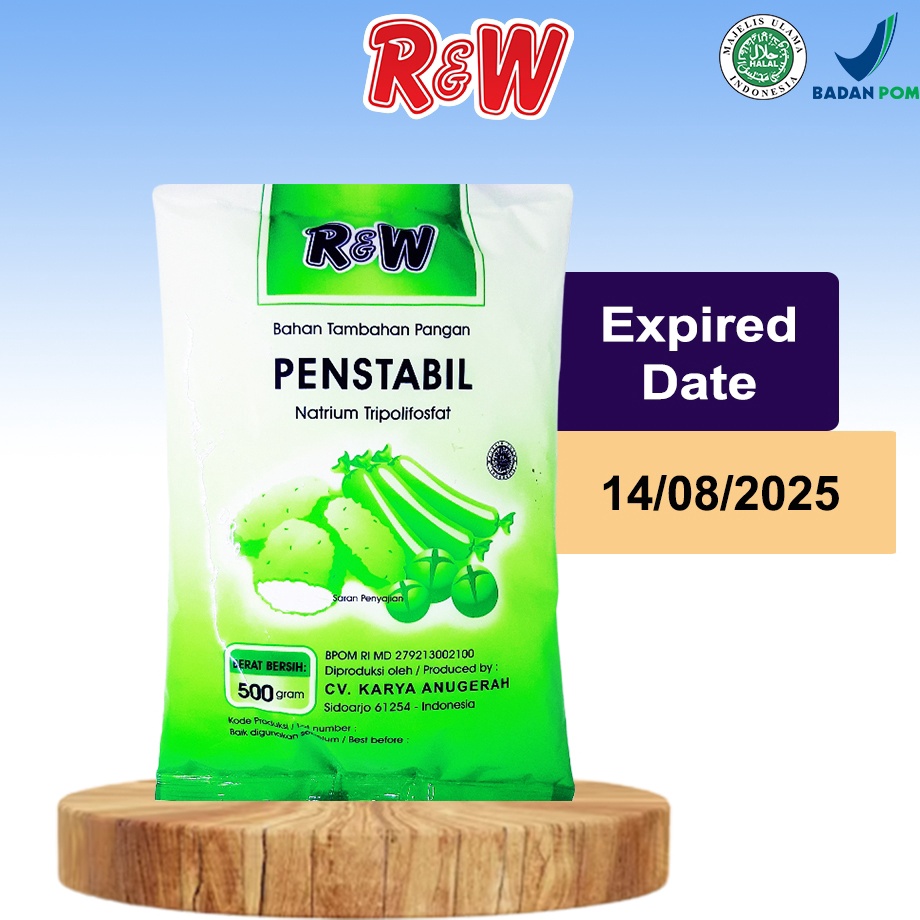 

[KODE PRODUK PC78E3983] Pengenyal Penstabil Bakso Mie Nugget Jenang Halal Rajawali R&W RW 500 g