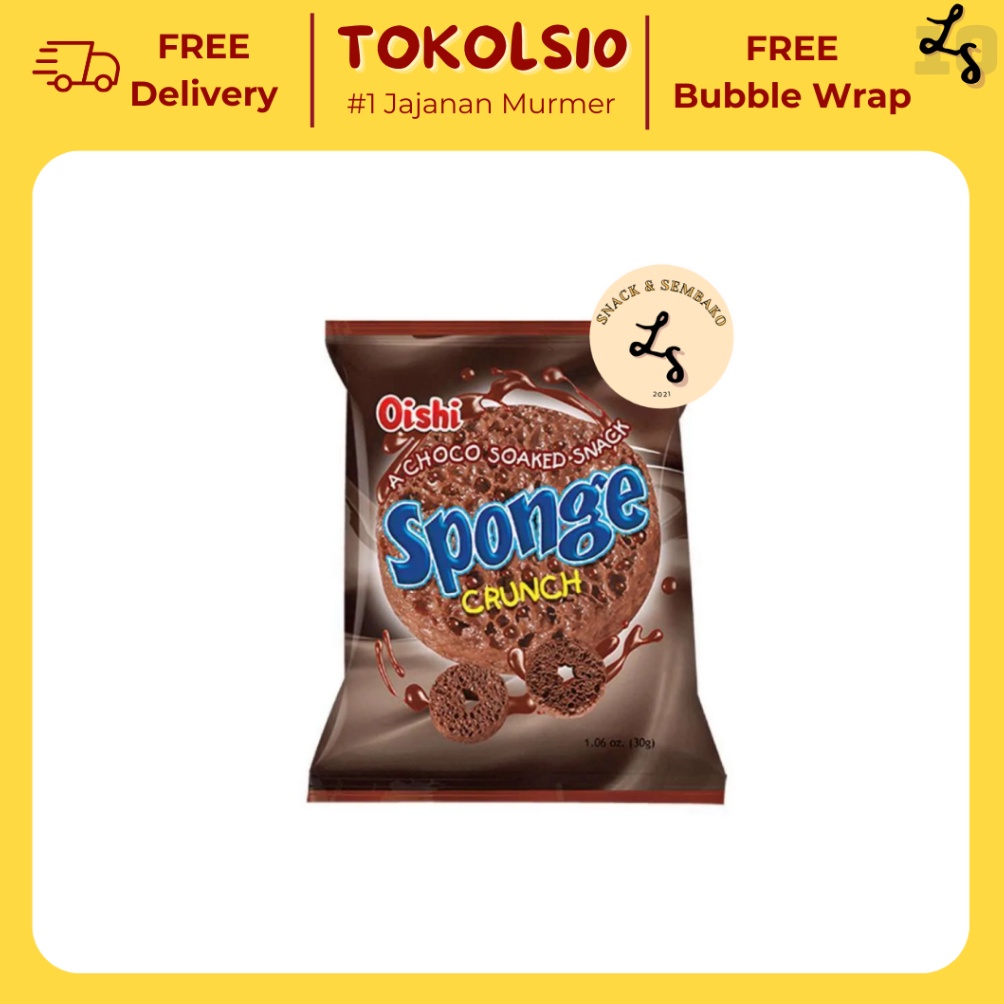 

B3stseller Oishi Sponge Coklat [1 Pack 20 pcs x 9 gr] Always