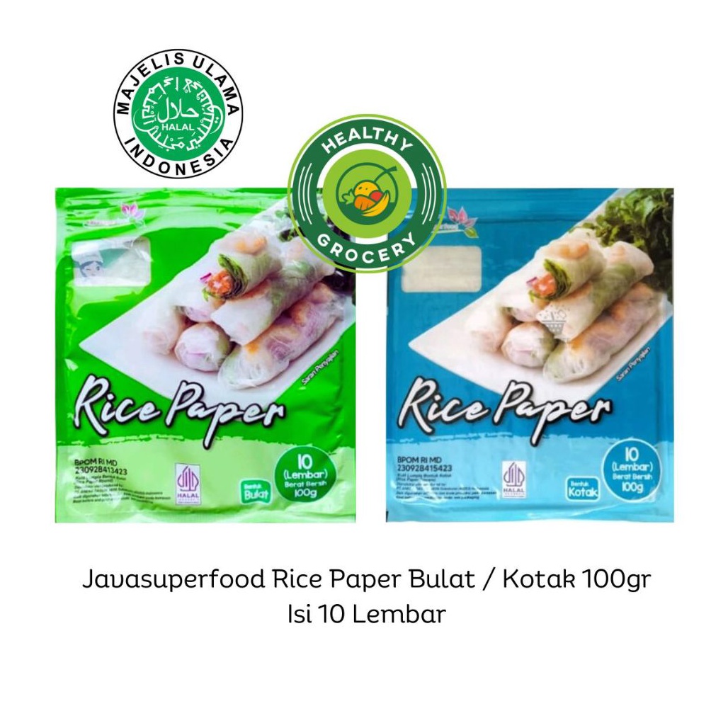 

R3d11 Rice Paper / Banh Trang Paper rice Bulat 100gr Isi 10 Lembar High Quality Kulit Lumpia Vietnam JAVA SUPER FOOD Hari ini