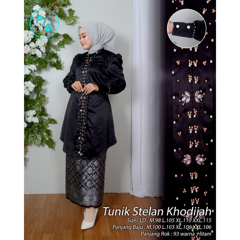 Tunik melayu khodijah - kebaya kurung - baju adat minang - songket palembang