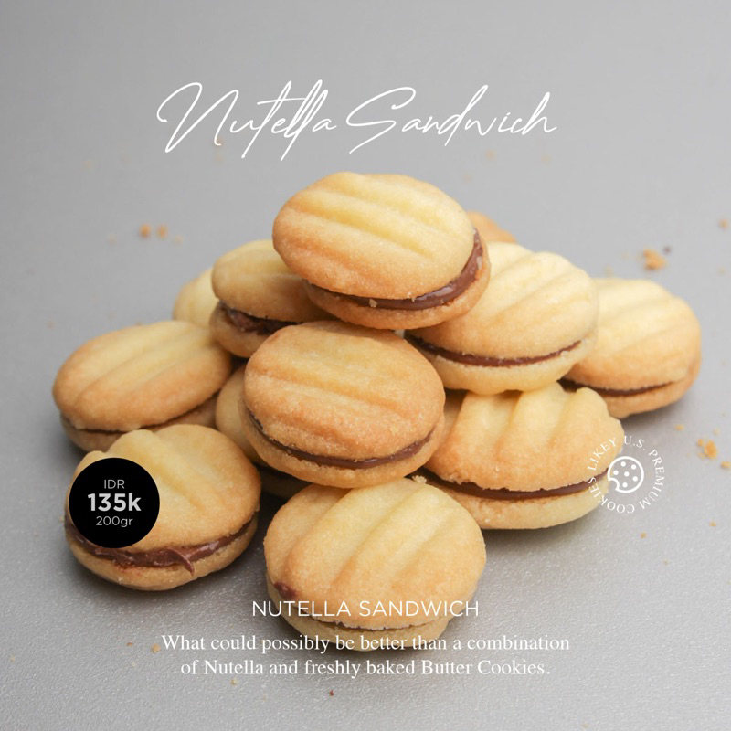 

LIKEy Cookies - Nutella Sandwich | Premium Artisan Cookies