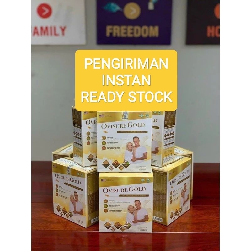 OVISURE GOLD SUSU VITAMIN TULANG DAN SENDI SARAF KEJEPIT