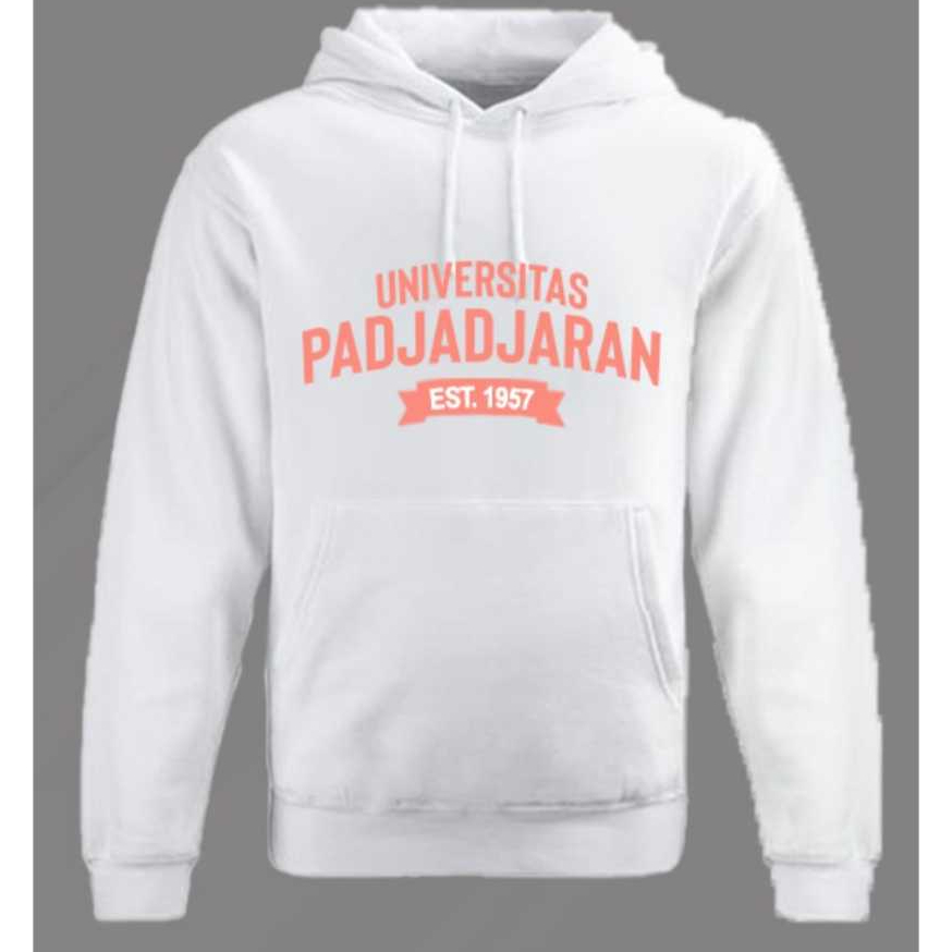 Hoodie Unpad White Peach