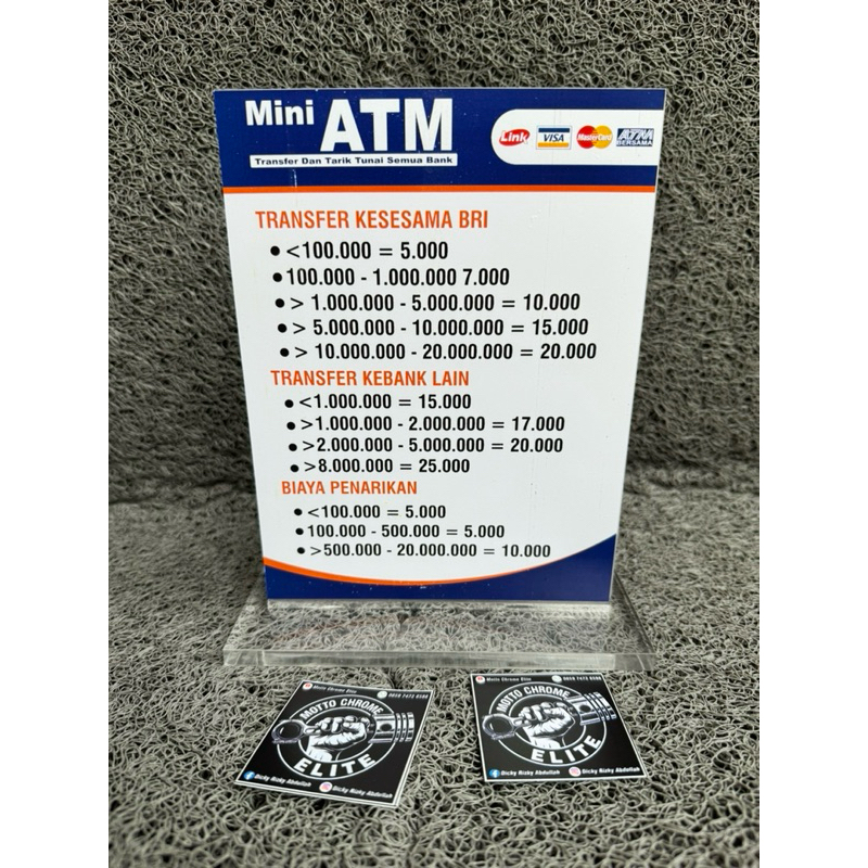 

FREE REQUEST DAFTAR TARIF AGEN BANK AKRILIK MEJA