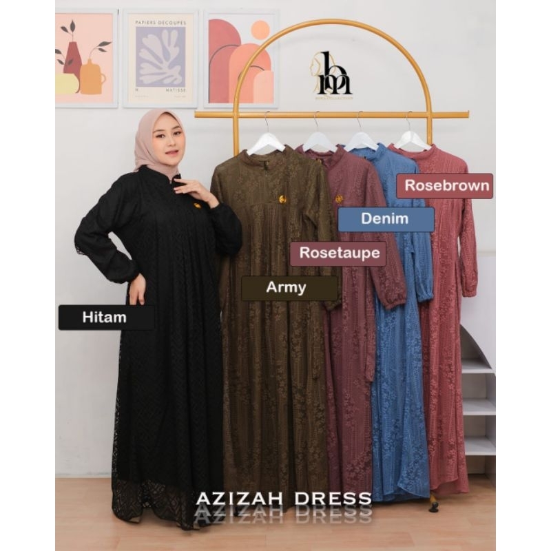 AZIZAH DRESS By Bima  brukat malika