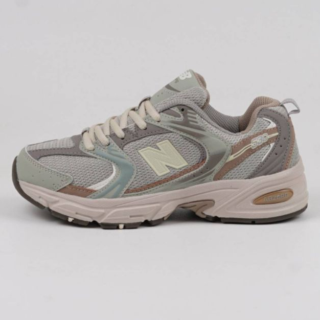 Sepatu New Balance 530 Cream Beige NB WR530KOB  Krem Cokelat Brown Sneakers Wanita Olahraga Sport Ru