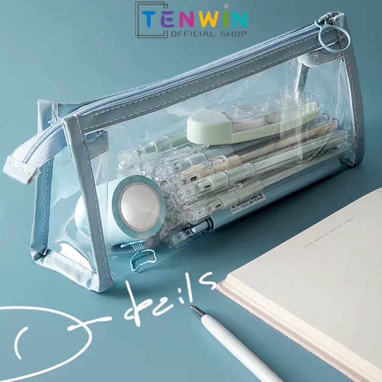

FSC COD Mini Pouch kotak pensil Transparant Travel Make up HP Lucu Mudah Dibawa kotak alat tulis- Warna Warni rsi7v