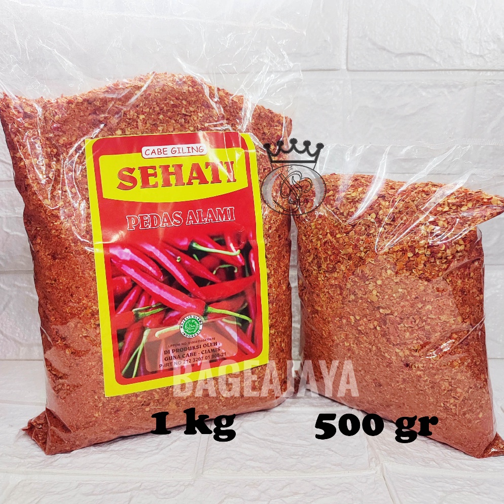 

PRIEC Cabe Bubuk Kasar Sehati Untuk Chili Oil Basreng Cemilan 1 Kg 59