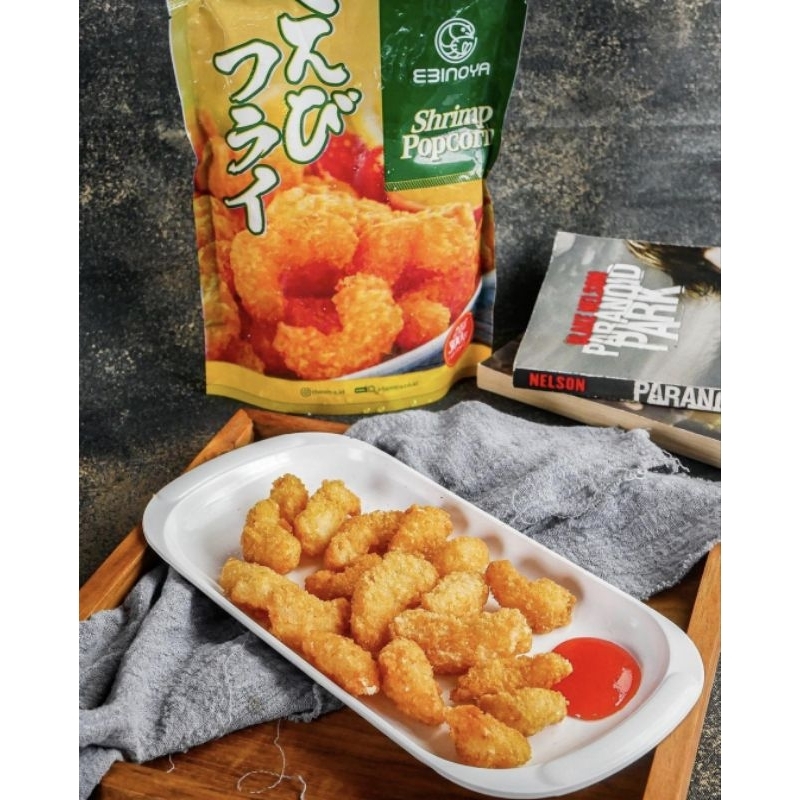 

Ebinoya shrimp popcorn 300 gr / udang pop corn / premium / pom pom udang / udang kupas tepung