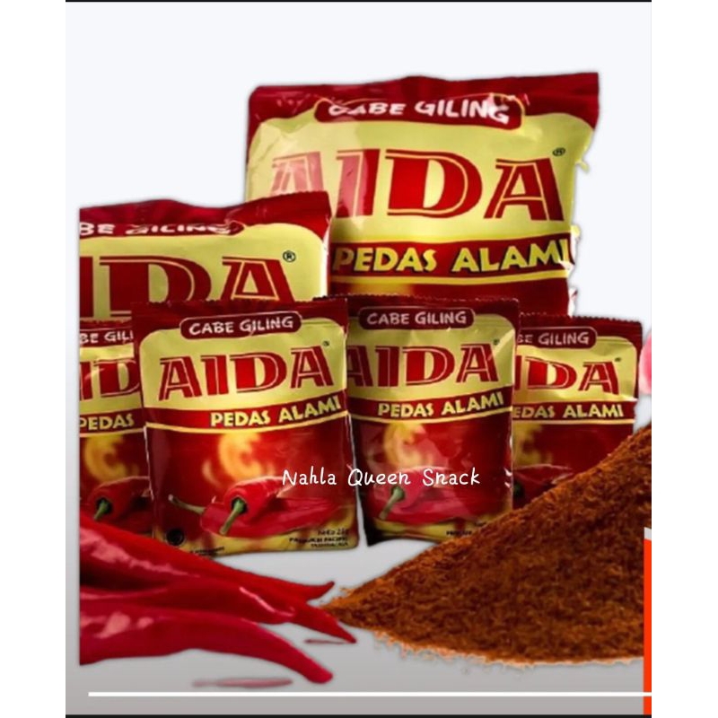 

CABE GILING INSTAN/CABE BUBUK CAP AIDA 250gram