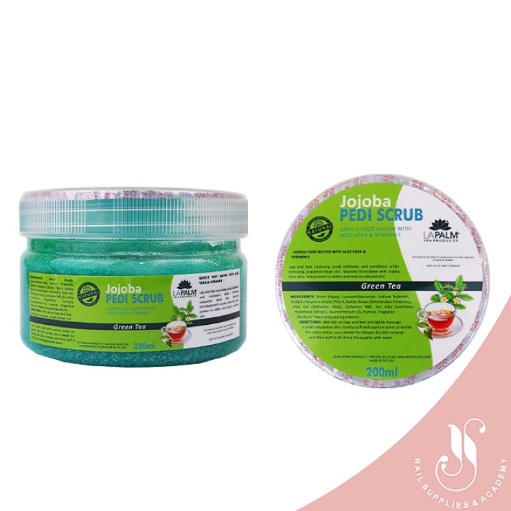 [KODE PRODUK 0MY909189] LA PALM Pedicure Foot Scrub isi 200ml Natural Ingredients Exfoliating Spa Ka