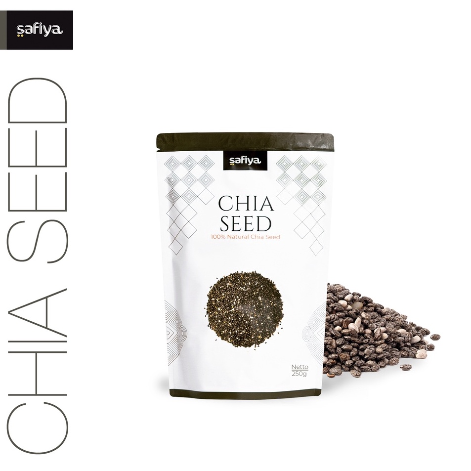 

[KODE PRODUK B0SEK6659] Chia Seedanik 250 gramanic Black Chiaseed Authentic Safiya Food