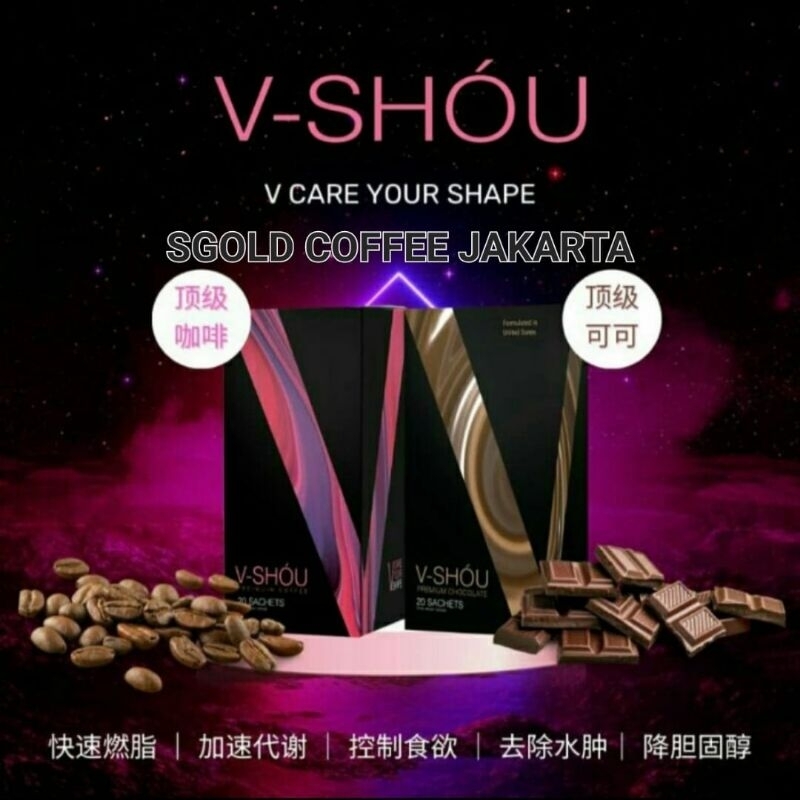 

V-SHOU PREMIUM COFFEE SLIMMING/KOPI DIET ORIGINAL