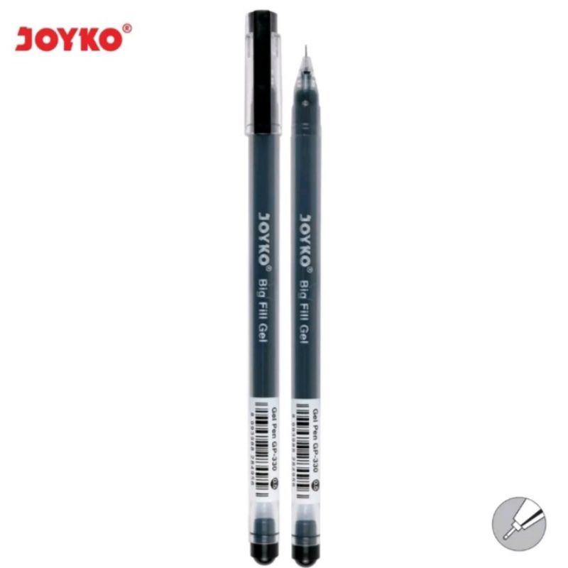 

❤ LS ❤ 1PCS PULPEN JOYKO GP -330 BIG FILL GEL 0.5MM PULPEN PENA BERKUALITAS