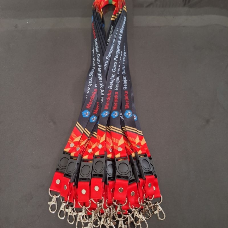 

TALI LANYARD ID CARD CUSTOM | FREE DESAIN