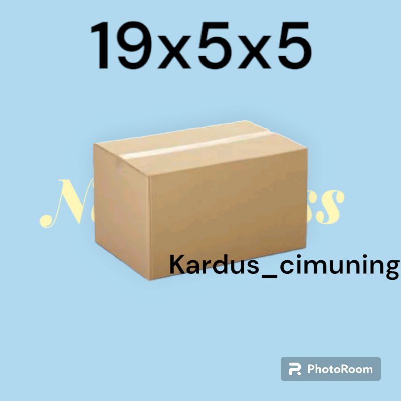 

kardus box packing 19x5x5