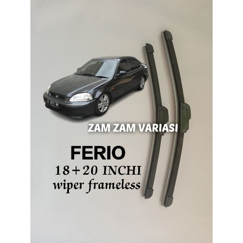 Wiper Civic ferio depan model frameless