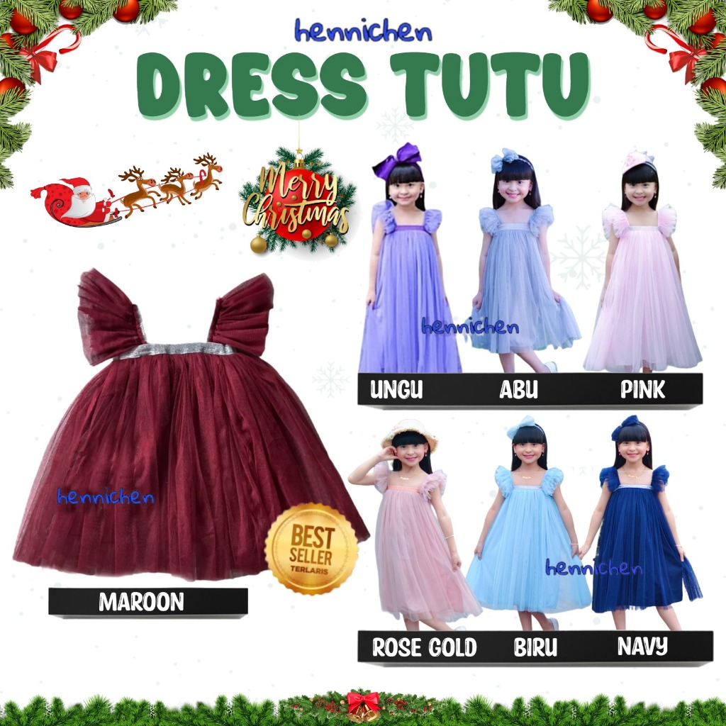 DRESS TUTU DRESS TUTU / GAUN TUTU LUCU ANAK FASHION ANAK PEREMPUAN DRESS ANAK PEREMPUAN
