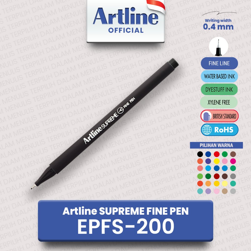 

ARTLINE Pulpen Spidol Writing Supreme Fine Pen EPFS-200 PART 2